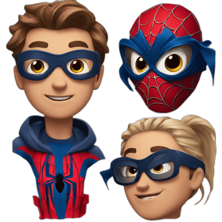 Spiderman across the spider verse emoji