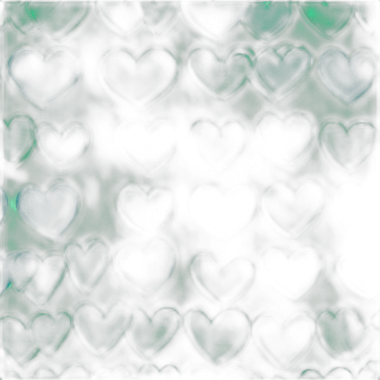 Heart blue and green emoji