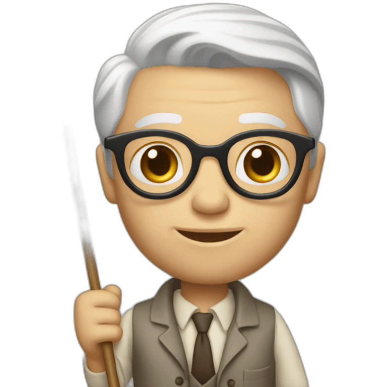 Benjamin Button with cane emoji