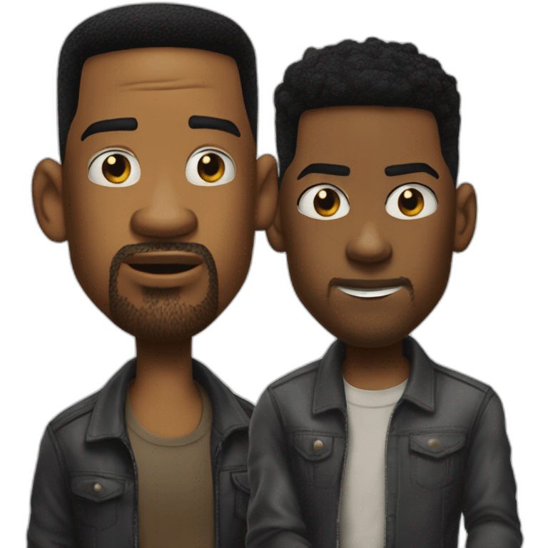 Will smith slaping chris rock emoji