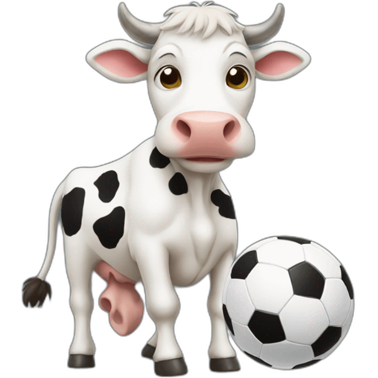 cow soccer emoji