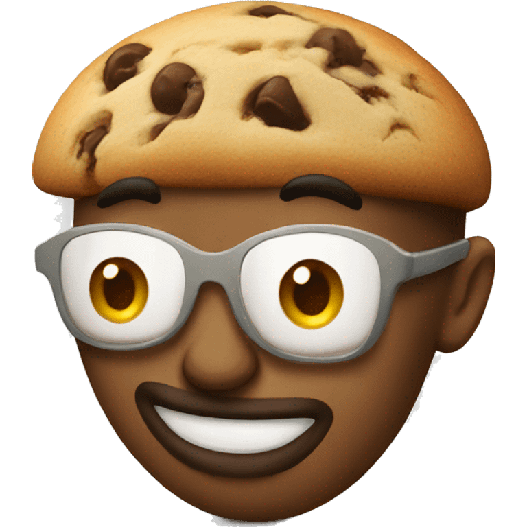 crossaint with a cookie emoji