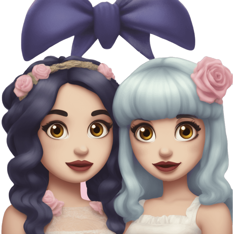 Lana del rey and Melanie Martinez  emoji