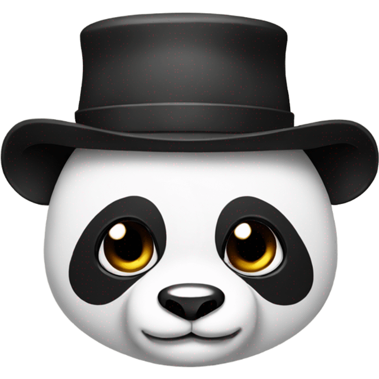 Panda wearing a hat  emoji