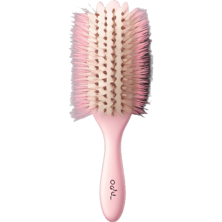  Vintage rococo pale pink hair brush emoji