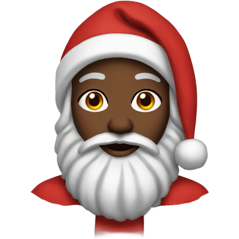 leah as black santa emoji