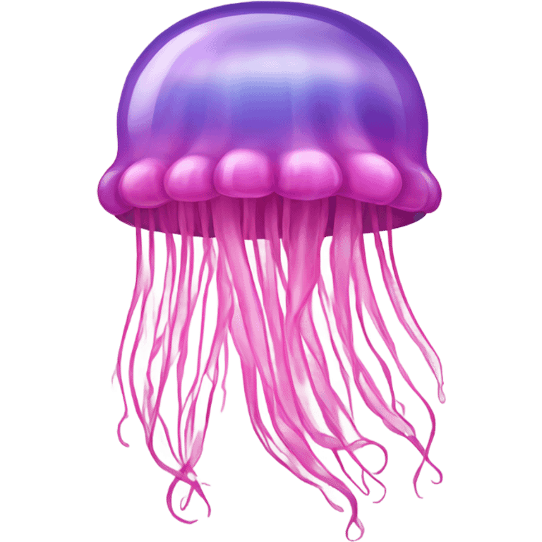 Pink jellyfish emoji