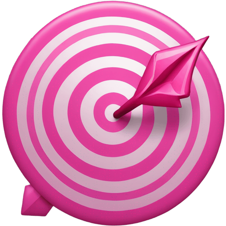 pink arrow target emoji