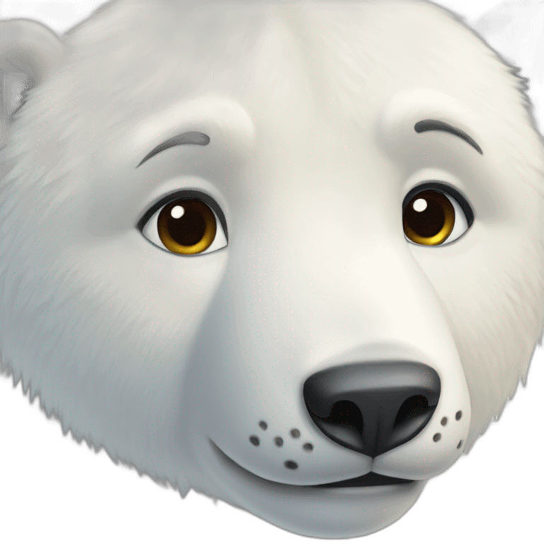 polar bear cub emoji