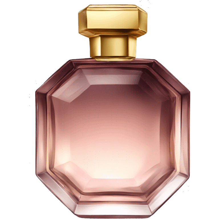 Luxury perfume bottle octagon  emoji