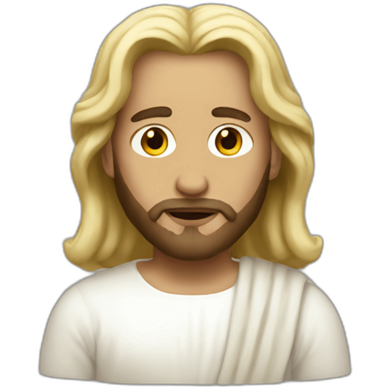 white jesus emoji