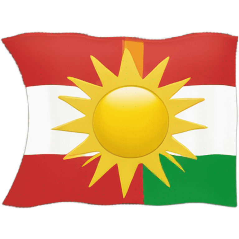 kurdistan flag emoji