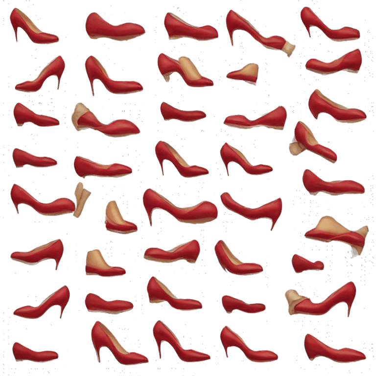 Louboutin shoes emoji