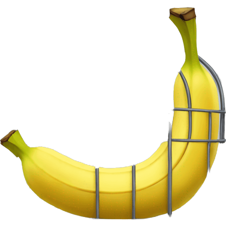 Banana in  cage emoji