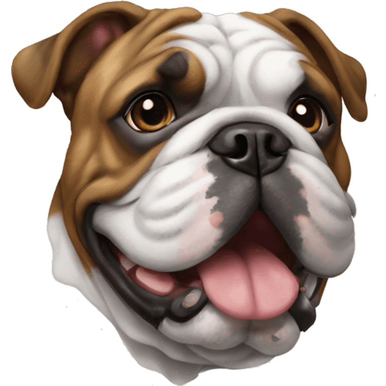 Brindle English Bulldog  emoji