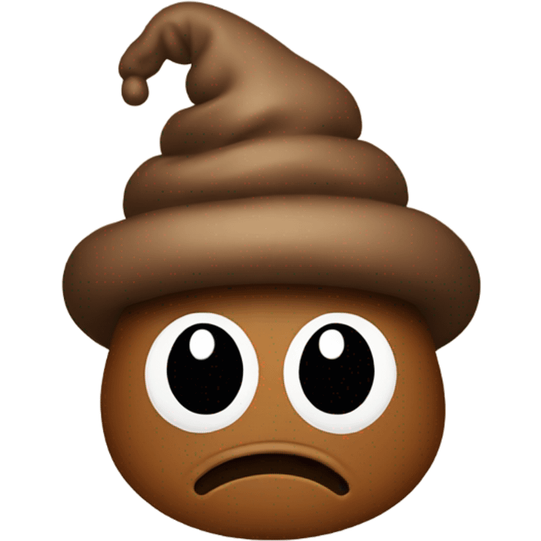 Poop emoji with a hat  emoji