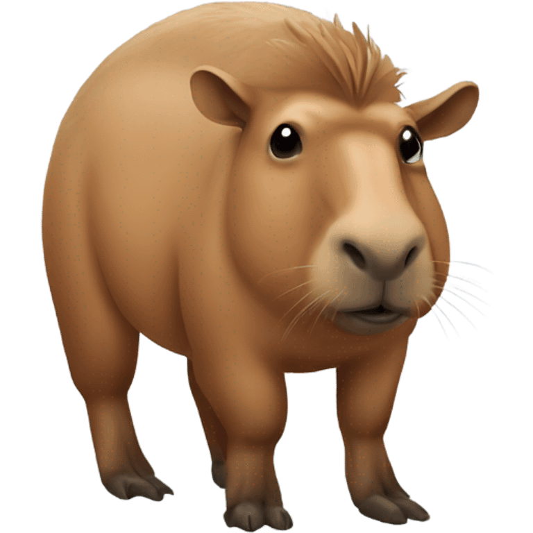 Capibara in a horse  emoji