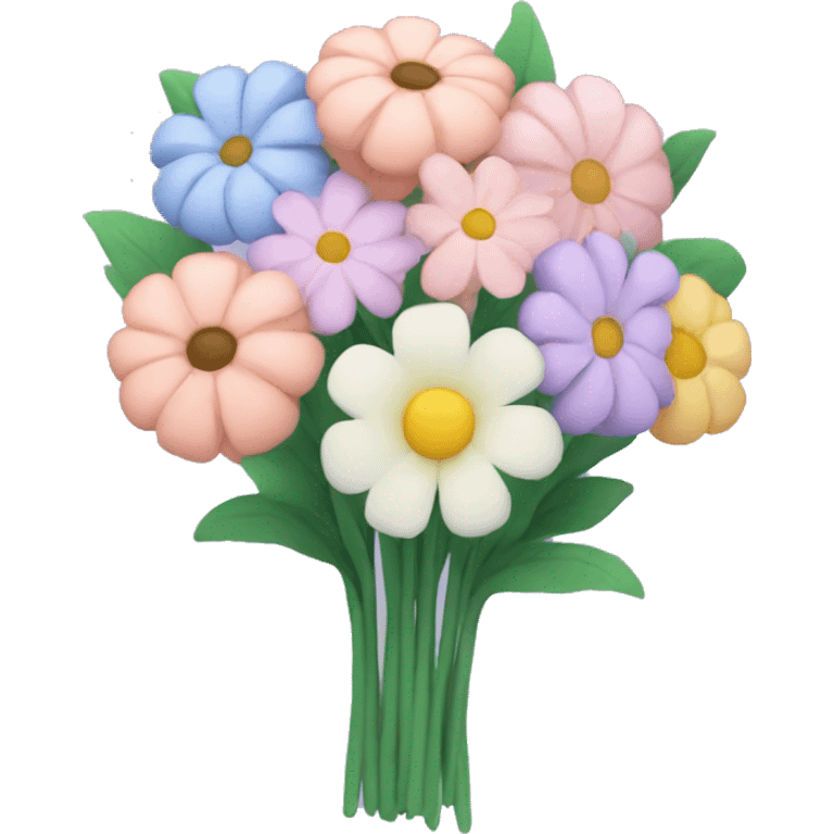 Pastel flower bouquet  emoji