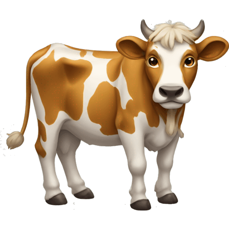 cow mixed lion emoji