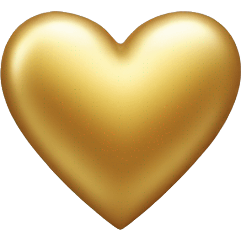 Golden heart emoji