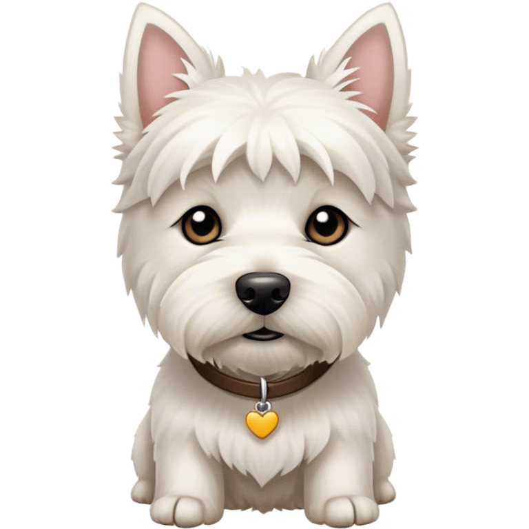 west highland terrier nauseous emoji