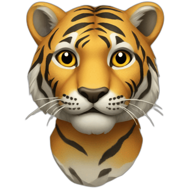 Rock tiger emoji