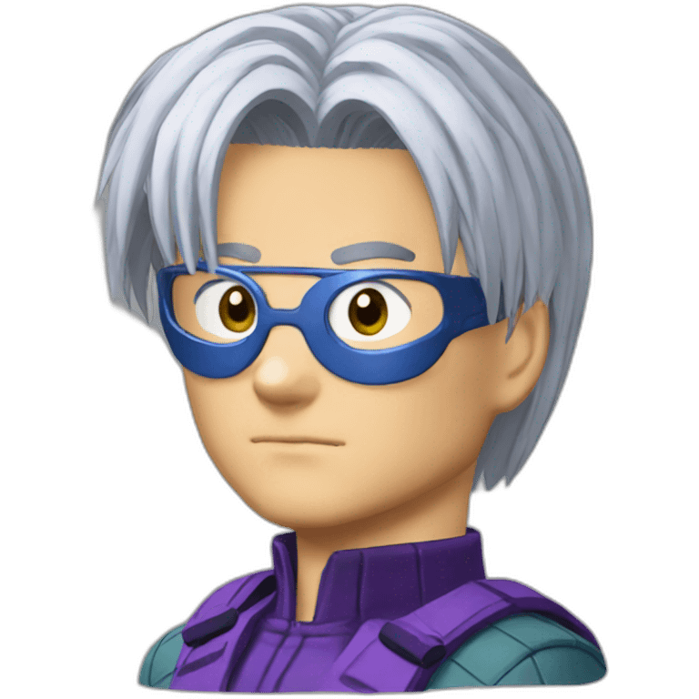 trunks from dragon ball emoji