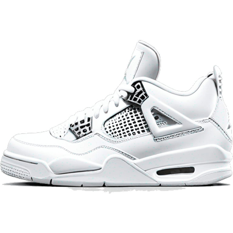 Air Jordan 4 Pure Money emoji