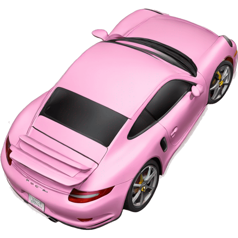 Pink porshe emoji