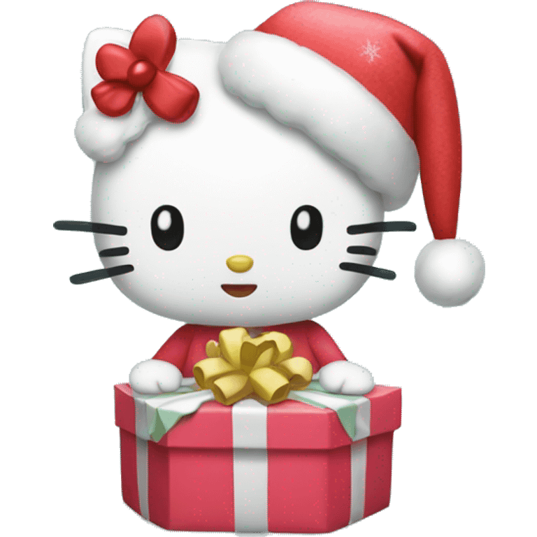 Hello kitty Christmas  emoji