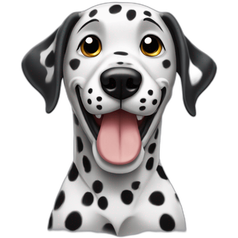 Dalmatien qui pleure de rire emoji