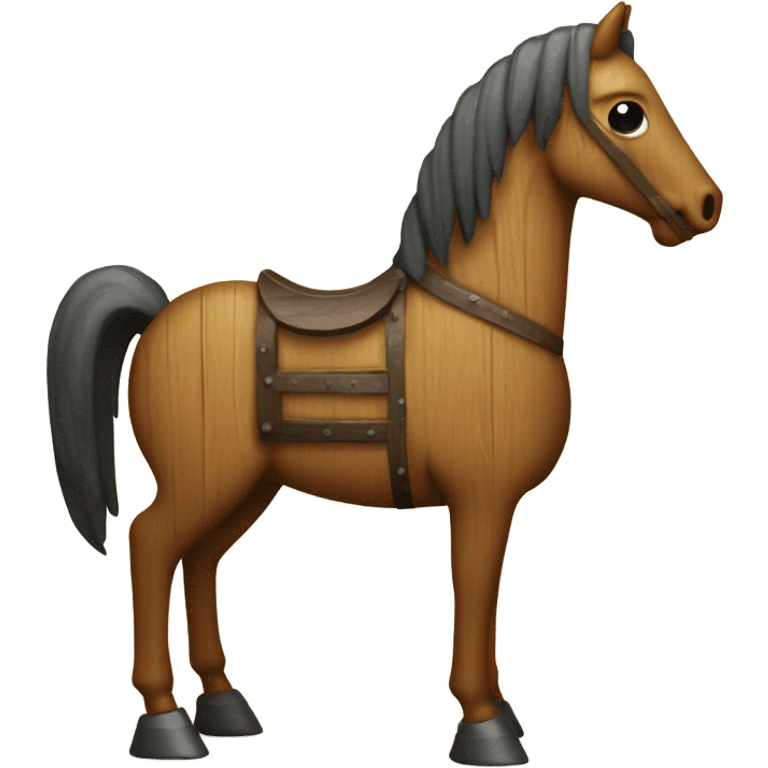 cornel tree wooden horse emoji