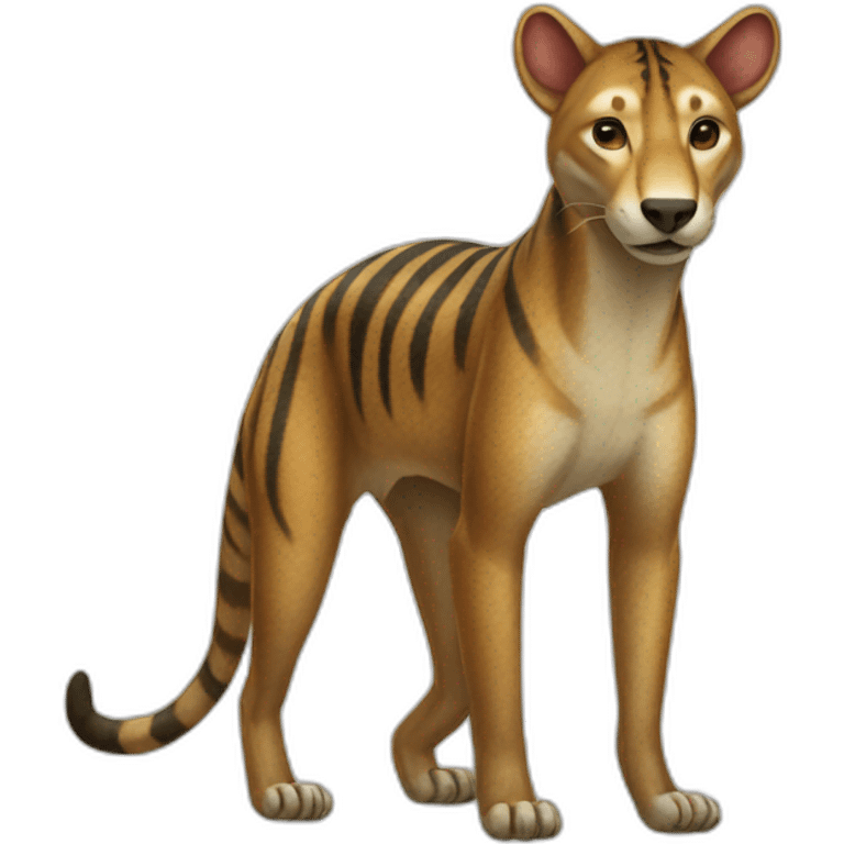 thylacine full body emoji