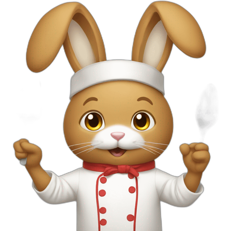 yugy bunny cooking emoji