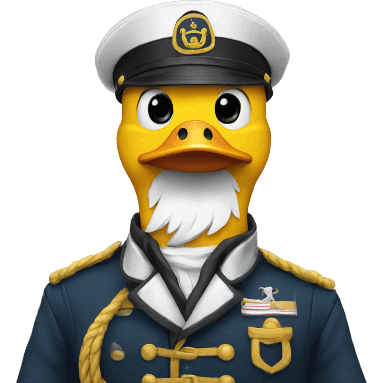 boat captain duck emoji