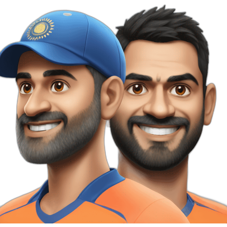 MS Dhoni as Virat Kohli emoji