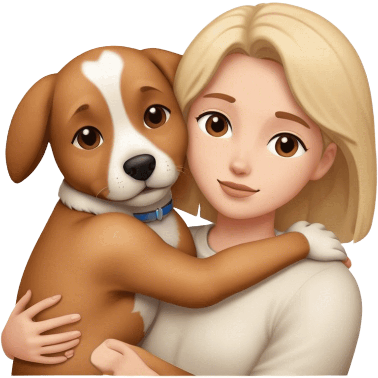 Dog love emoji