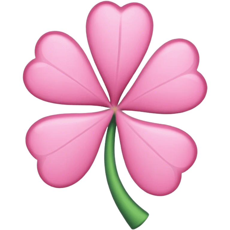 pink shamrock emoji