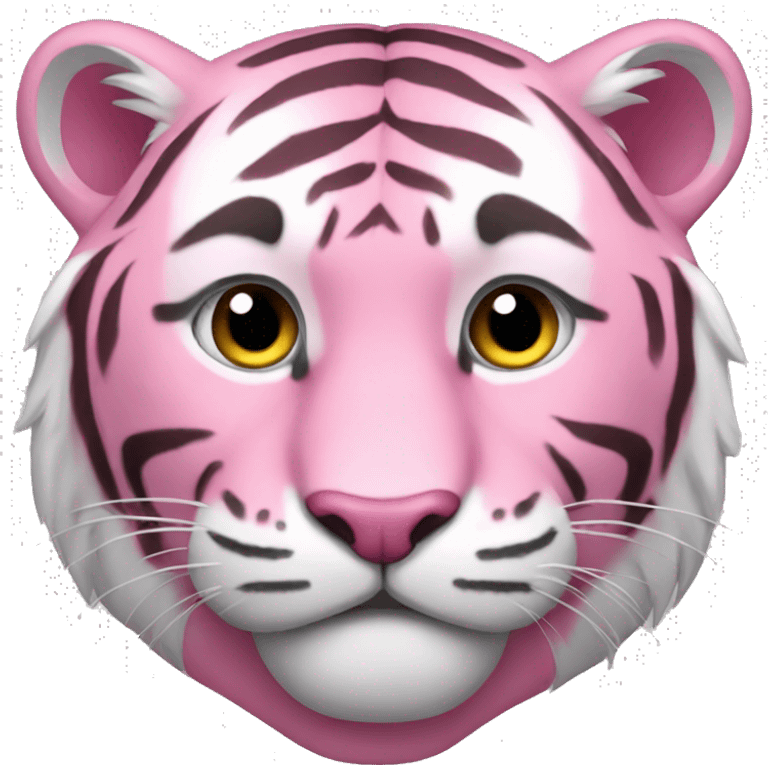 Pink tiger emoji