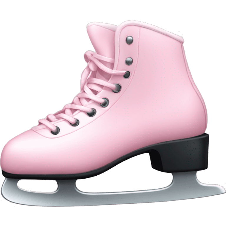 pastel pink ice skates emoji