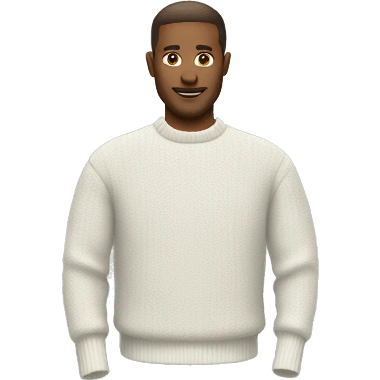 white neck sweater emoji