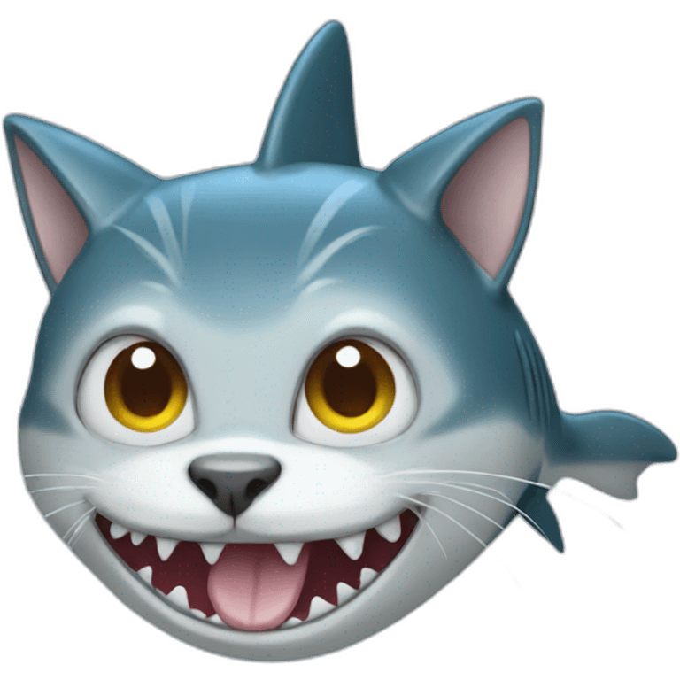 shark cat emoji