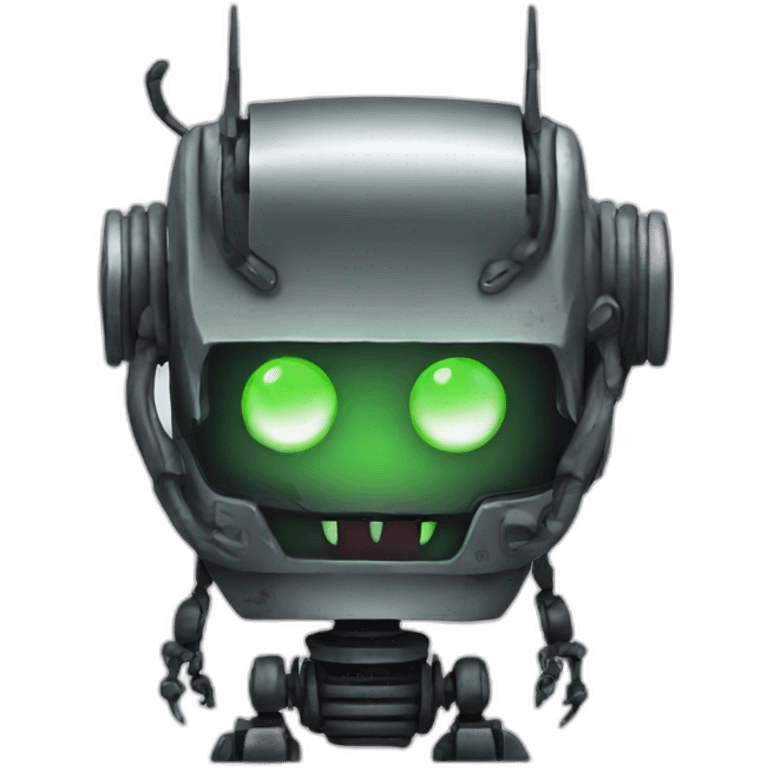 evil robot emoji