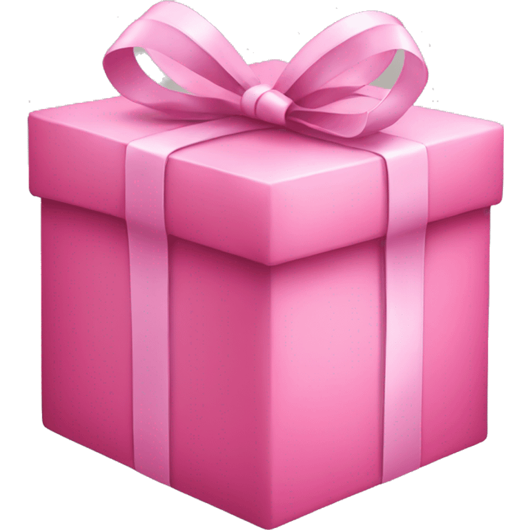 Pink gift emoji