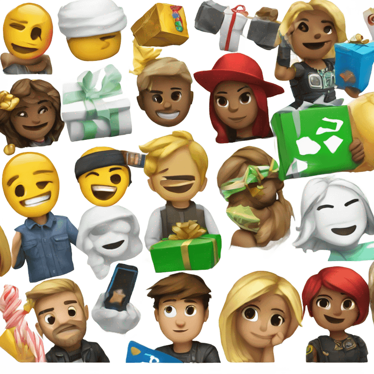 Gift card that days robux emoji