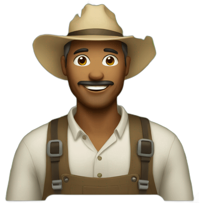 A coffee farmer  emoji