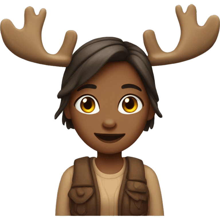 Moose girl emoji