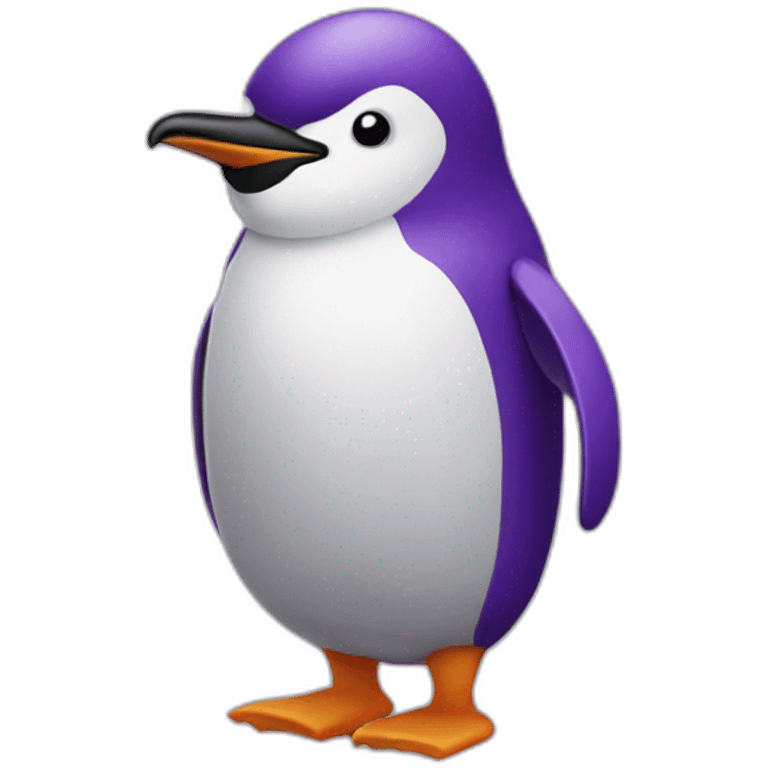 purple penguin emoji