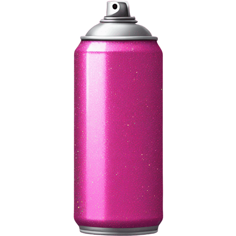 Pink spray paint with glitter  emoji