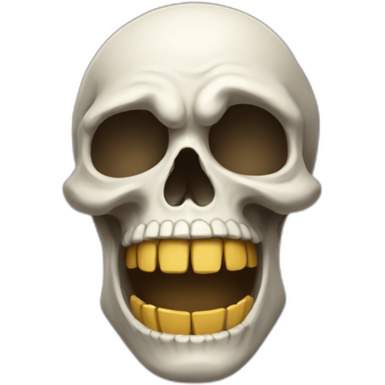 happy skull emoji